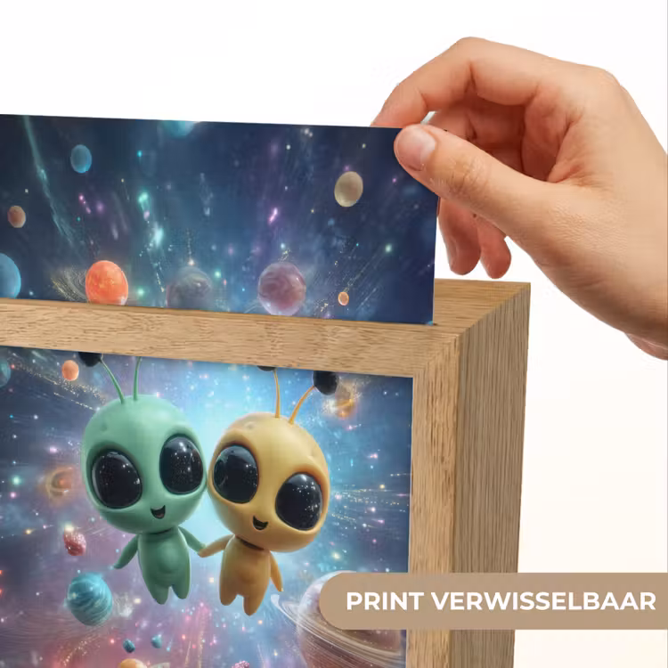 Aliens - Ruimte - Planeten Light Box met kabel (Kinderlampje) klein -USP_websiteprintNL