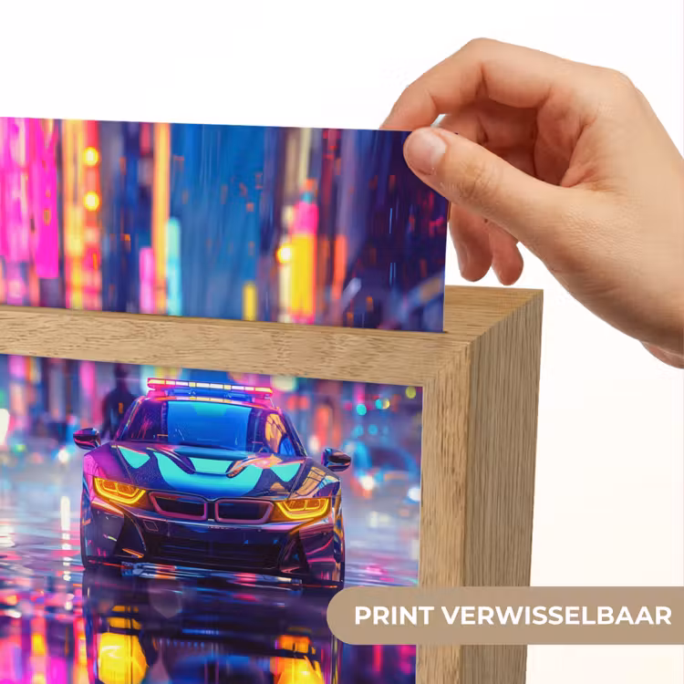 Auto - Politie - Stad - Jongens - Kleurrijk Light Box met kabel (Kinderlampje) klein -USP_websiteprintNL