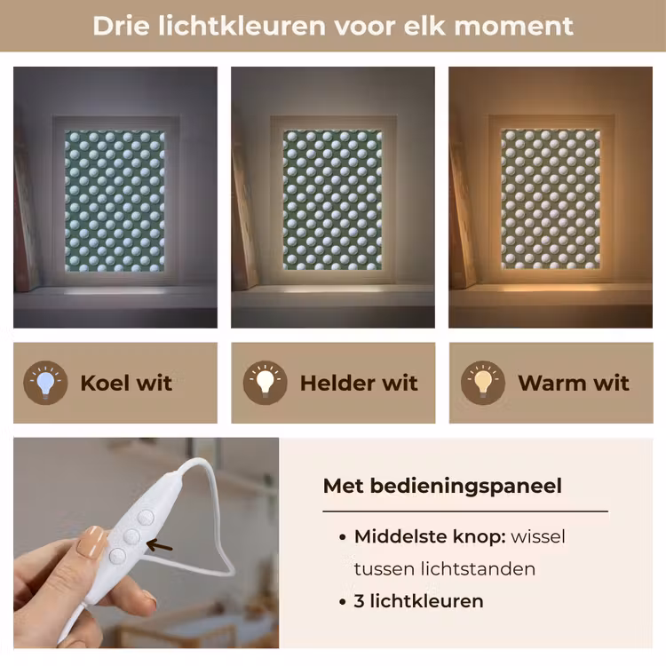 Ballen - Golf - Groen Light Box met kabel (Kinderlampje) klein 904 -USP_lichtkleurNL