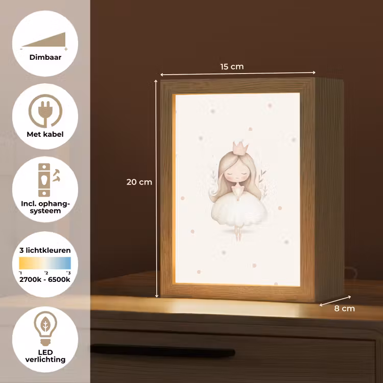 Ballerina - Prinses - Stippen Light Box met kabel klein -USP_NL