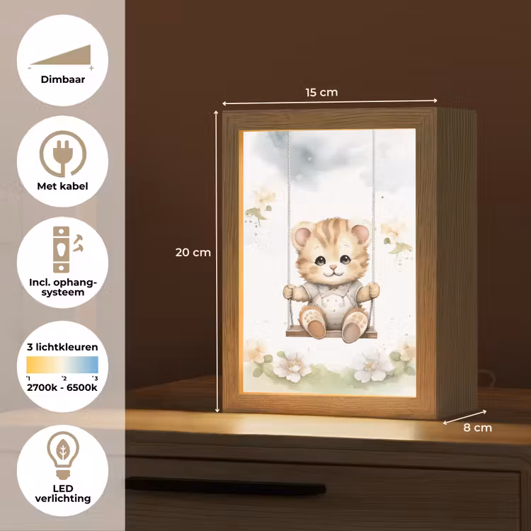 Beer - Baby - Dier - Kinderen Light Box met kabel klein -USP_NL