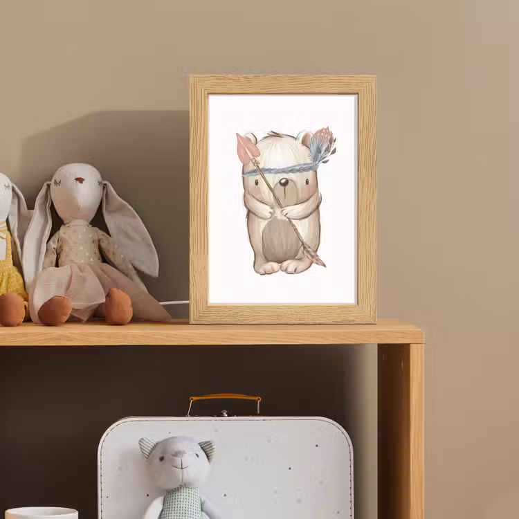 Beer - Dier - Bosdieren Light Box met kabel klein -sfeer2_kind