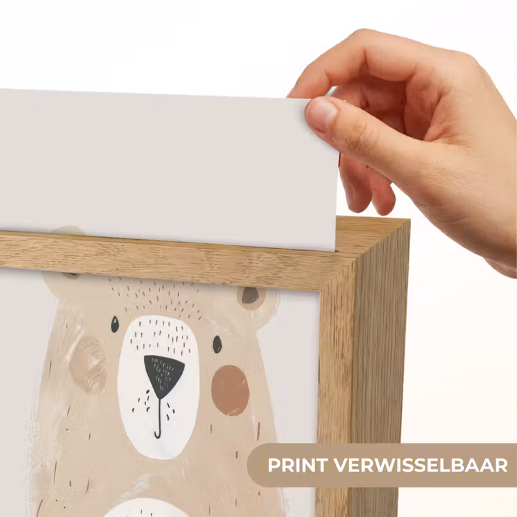 Beer - Dier - Wilde dieren Light Box met kabel (Kinderlampje) klein -USP_websiteprintNL