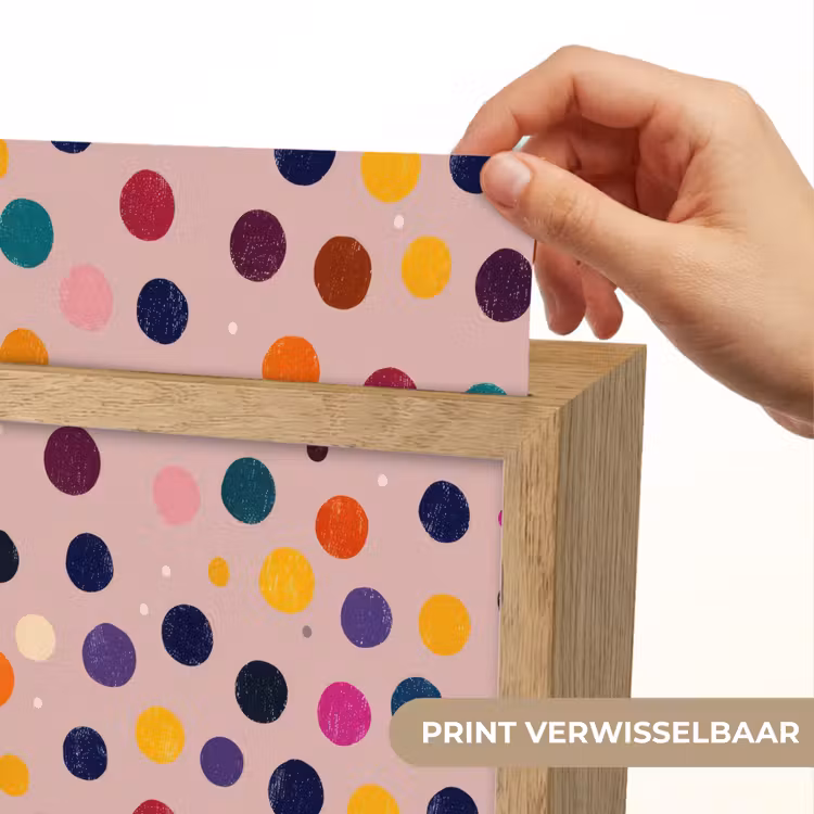 Cirkels - Patroon - Kleurrijk Light Box met kabel (Kinderlampje) klein 904 -USP_websiteprintNL