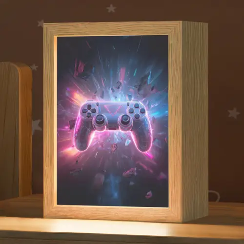 Controller - Neon - Explosie - Abstract Light Box met kabel klein -zzz_3d_website