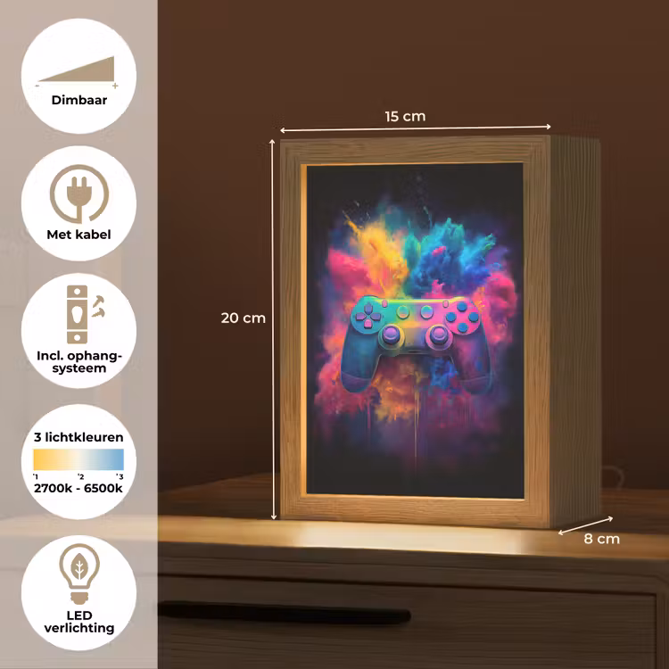 Controller - Neon - Explosie - Kleurrijk Light Box met kabel klein -USP_NL