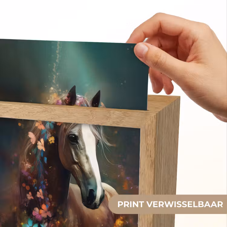 Dieren - Paard - Natuur - Vlinder - Bloemen Light Box met kabel (Kinderlampje) klein -USP_websiteprintNL