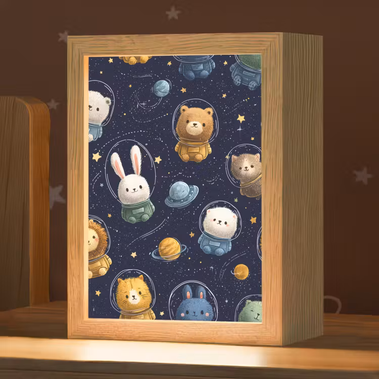 Dieren - Sterrenhemel - Ruimte Light Box met kabel klein -zzz_3d_website