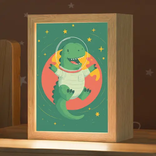 Dino - Groen - Planeet Light Box met kabel klein -zzz_3d_website
