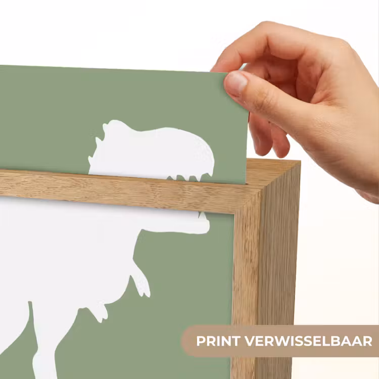 Dino - T-rex - Dinosaurus - Groen - Tyrannosaurus rex Light Box met kabel (Kinderlampje) klein -USP_websiteprintNL
