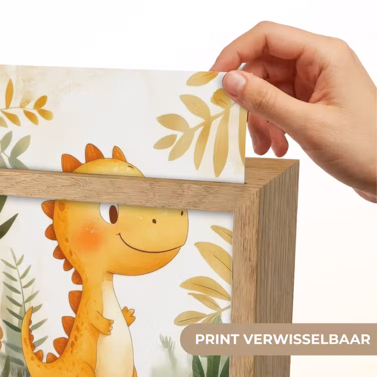 Dino - Voetbal - Oranje Light Box met kabel (Kinderlampje) klein -USP_websiteprintNL