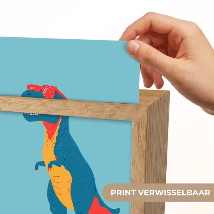 Dinosaurus - Blauw - Zonnebril Light Box met kabel (Kinderlampje) klein -USP_websiteprintNL