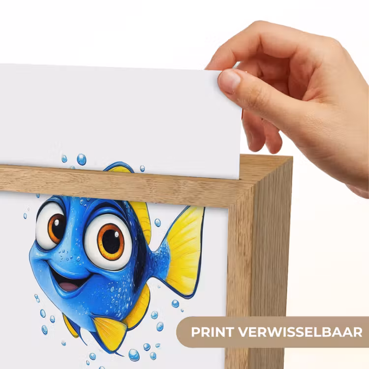 Doktersvis - Blauw - Vis - Spetters Light Box met kabel (Kinderlampje) klein -USP_websiteprintNL