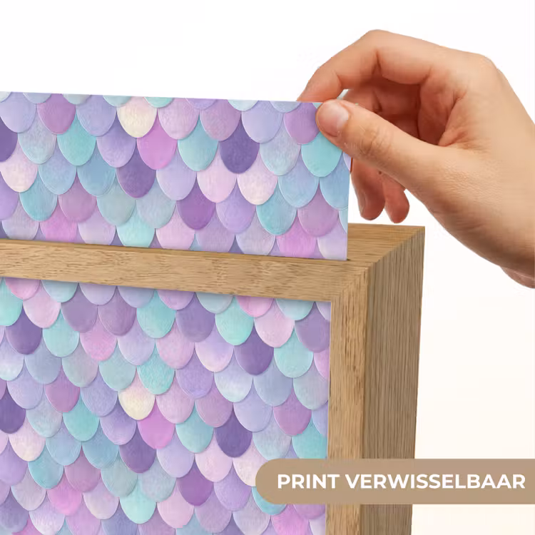 Dromerig - Zeemeermin - Pastel Light Box met kabel (Kinderlampje) klein 904 -USP_websiteprintNL