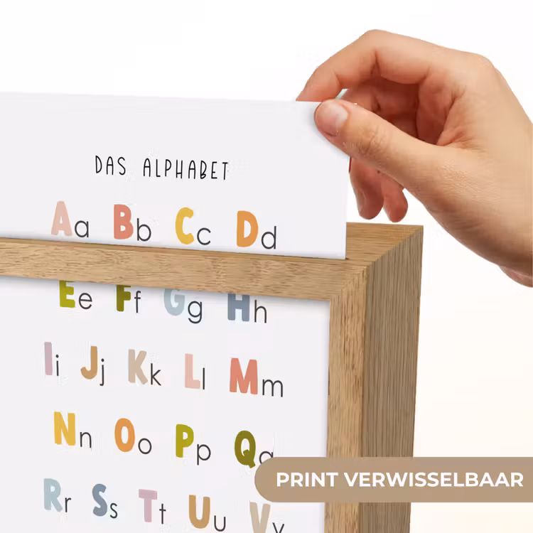 Educatief - Alfabet leren - Kleurrijk - Wit - Letters Light Box met kabel (Kinderlampje) klein -USP_websiteprintNL