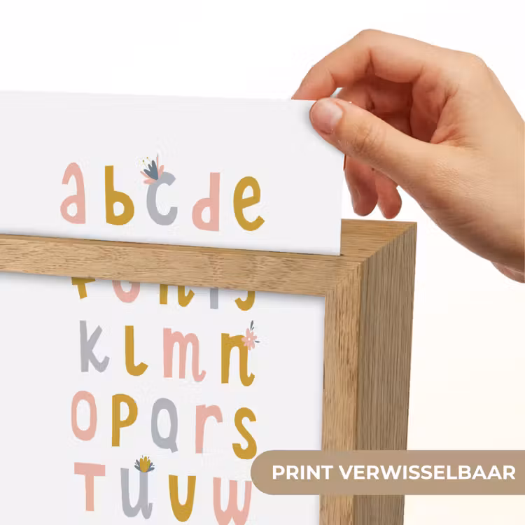 Educatief - Alfabet leren - Meisjes - Letters Light Box met kabel (Kinderlampje) klein -USP_websiteprintNL