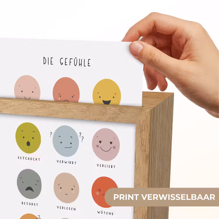 Educatief - Gevoelens leren - Wit - Emoties Light Box met kabel (Kinderlampje) klein -USP_websiteprintNL