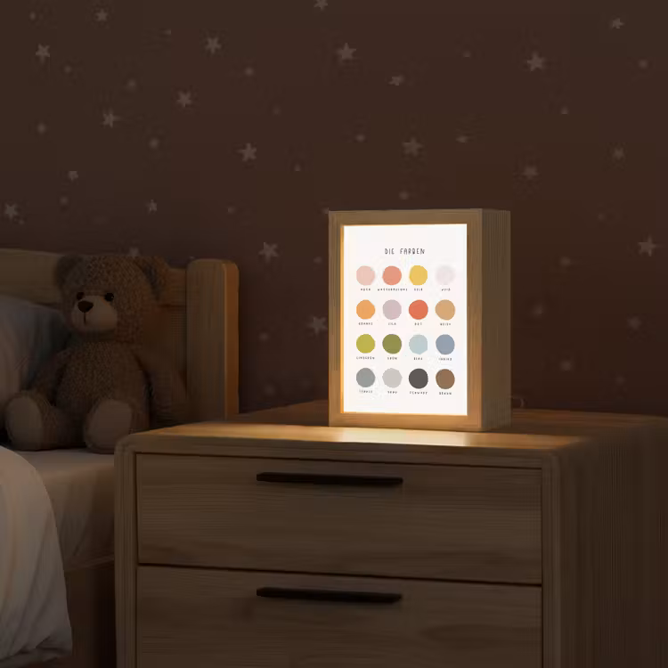 Educatief - Kleuren leren - Kleurrijk - Wit Light Box met kabel klein -sfeer1_kind