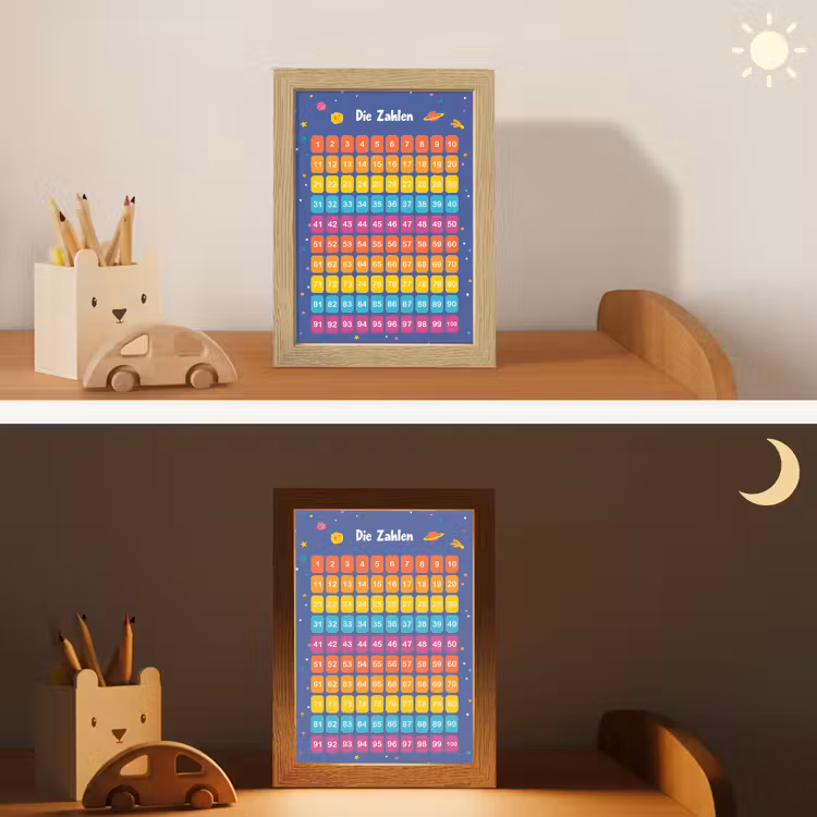Educatief - Leren tellen - Ruimte - Getallen - Jongens Light Box met kabel klein -sfeer3_kind