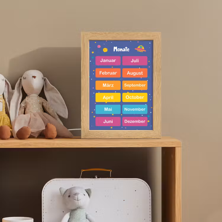 Educatief - Maanden - Ruimte - Leren Light Box met kabel klein -sfeer2_kind