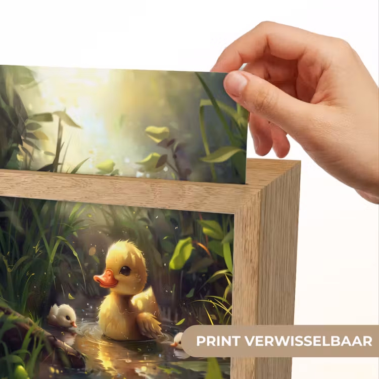 Eendjes - Dieren - Natuur Light Box met kabel (Kinderlampje) klein -USP_websiteprintNL