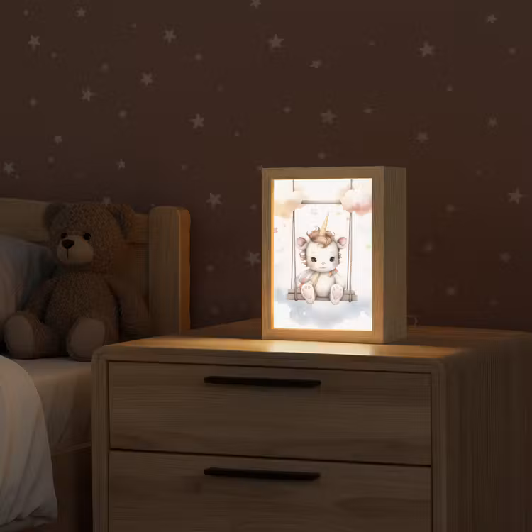 Eenhoorn - Dier - Kinderen - Unicorn Light Box met kabel klein -sfeer1_kind
