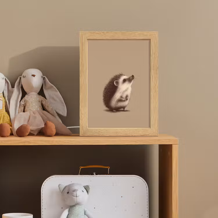 Egel - Snuitje - Bruin - Stekels Light Box met kabel klein -sfeer2_kind