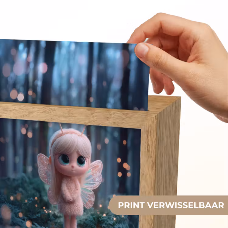 Elfje - Cartoon - Bos - Lichtjes Light Box met kabel (Kinderlampje) klein -USP_websiteprintNL