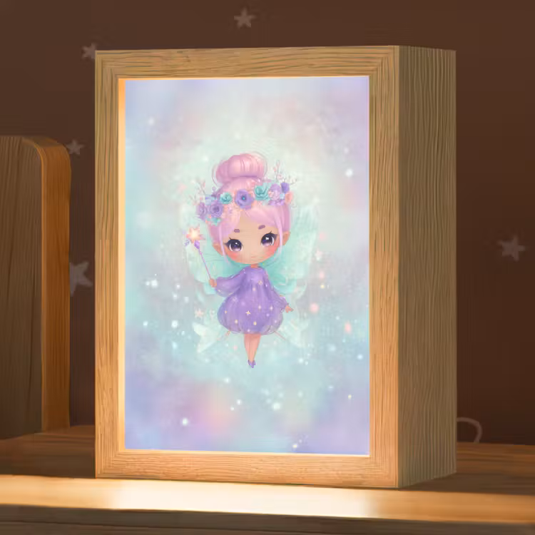 Fee - Paars - Glinsters Light Box met kabel klein -zzz_3d_website