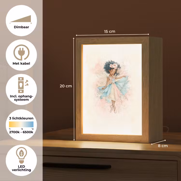Fee - Pastel - Magie Light Box met kabel klein -USP_NL