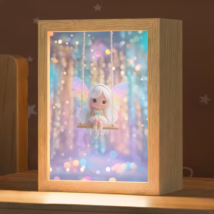 Fee - Schommel - Paars - Glinsters Light Box met kabel klein -zzz_3d_website