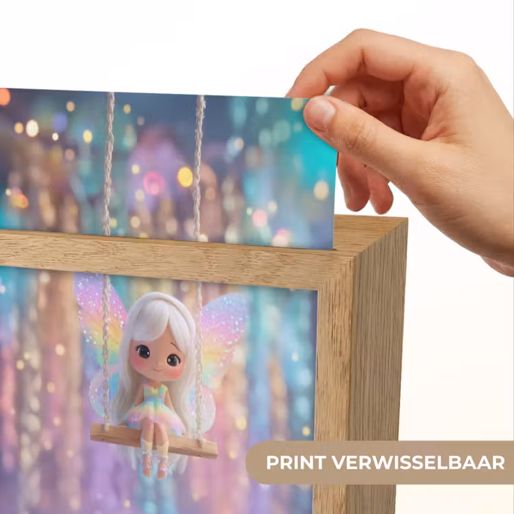 Fee - Schommel - Paars - Glinsters Light Box met kabel (Kinderlampje) klein -USP_websiteprintNL