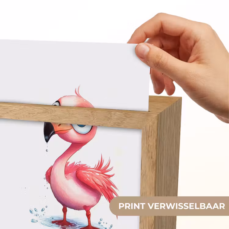 Flamingo - Roze - Water Light Box met kabel (Kinderlampje) klein -USP_websiteprintNL