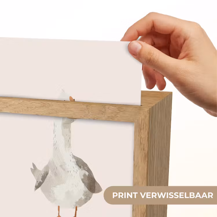 Gans - Eend - Boerderij - Dieren Light Box met kabel (Kinderlampje) klein -USP_websiteprintNL