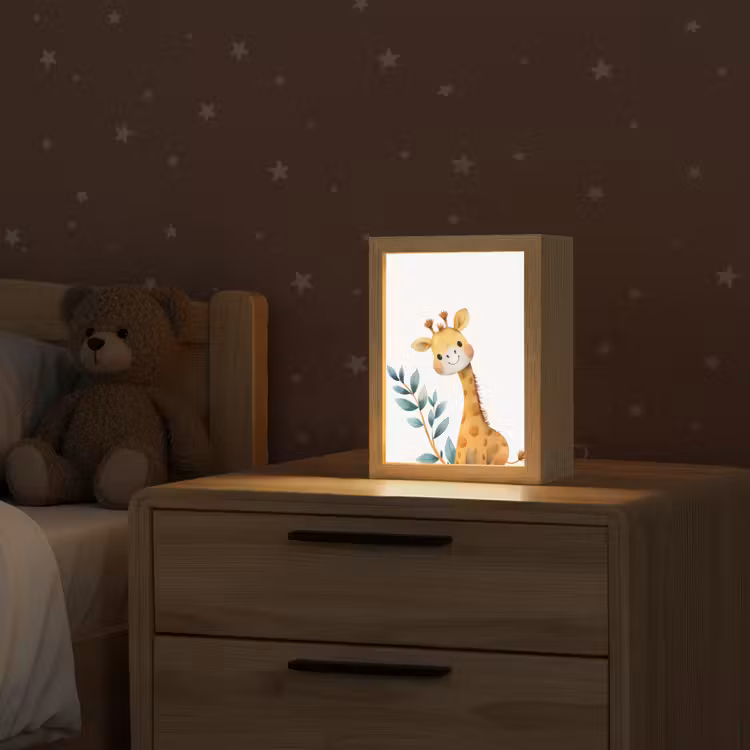 Giraf - Dier - Wilde dieren Light Box met kabel klein -sfeer1_kind