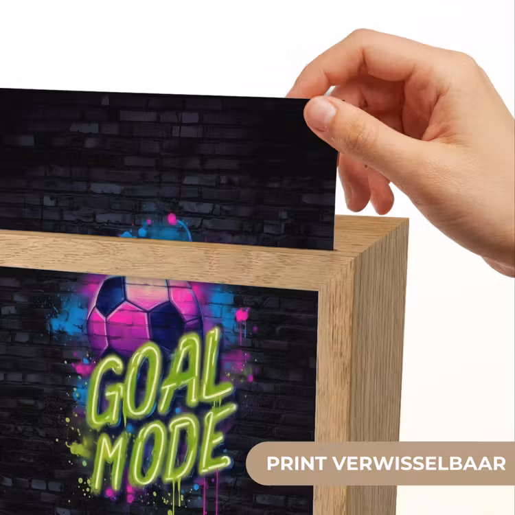 Goal - Mode - Neon - Voetbal Light Box met kabel (Kinderlampje) klein -USP_websiteprintNL