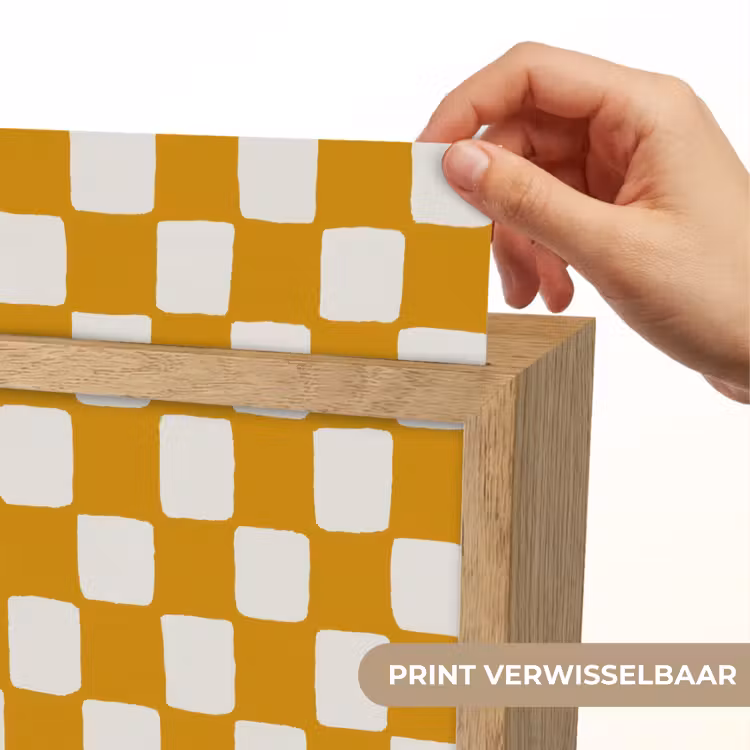 Grafisch - Patroon - Oker Light Box met kabel (Kinderlampje) klein 904 -USP_websiteprintNL