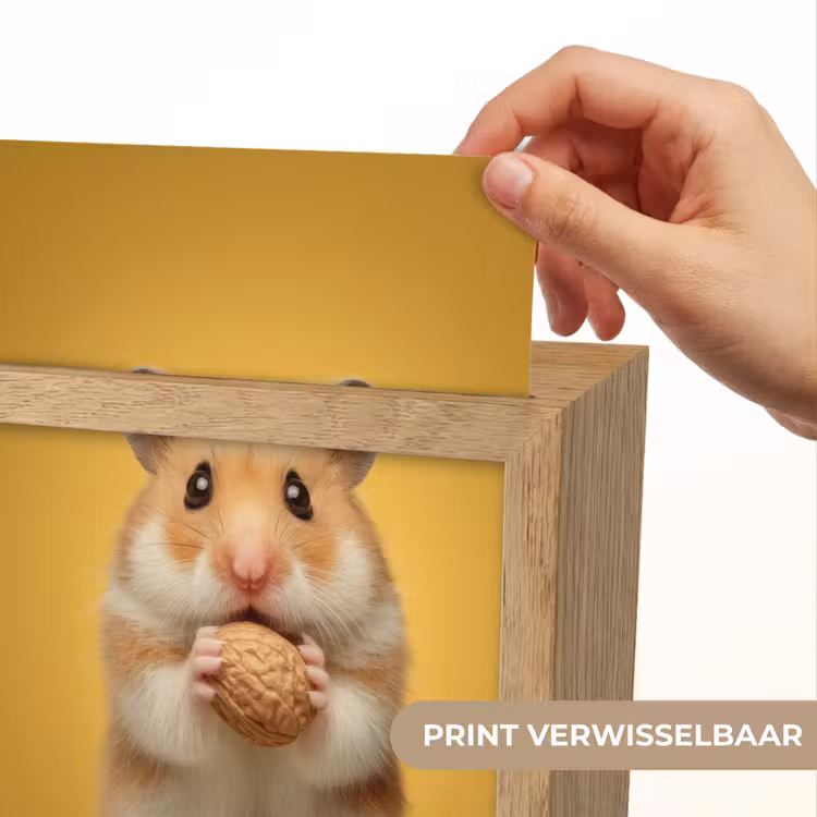 Hamster - Nootje - Geel - Knaagdier Light Box met kabel (Kinderlampje) klein -USP_websiteprintNL