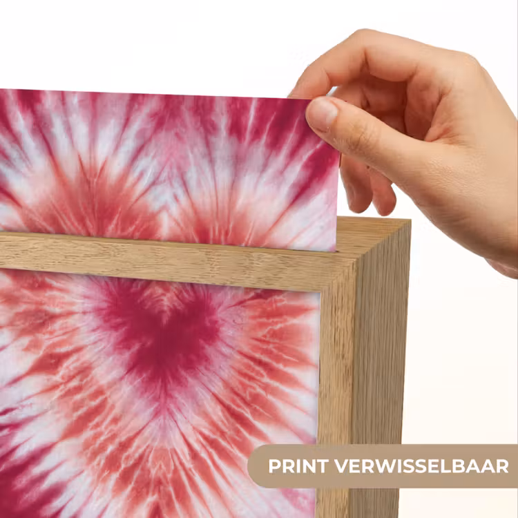 Hartvorm - Roze - Tie dye Light Box met kabel (Kinderlampje) klein -USP_websiteprintNL