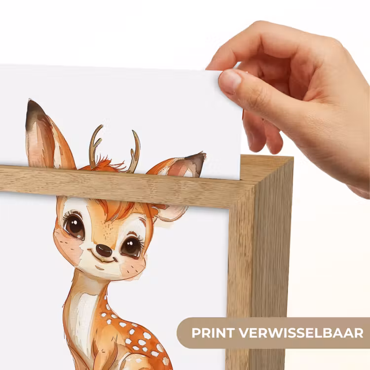 Hert - Baby - Dieren Light Box met kabel (Kinderlampje) klein -USP_websiteprintNL