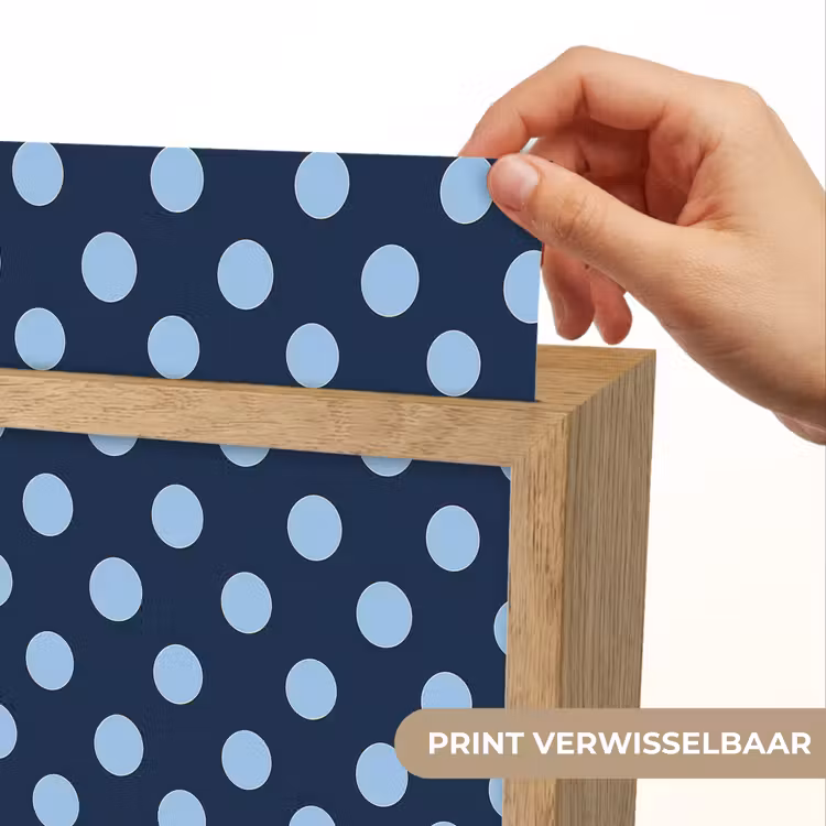 Klassiek - Dots - Blauw Light Box met kabel (Kinderlampje) klein 904 -USP_websiteprintNL
