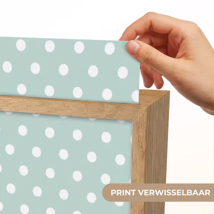 Klassiek - Polka - Groen Light Box met kabel (Kinderlampje) klein 904 -USP_websiteprintNL