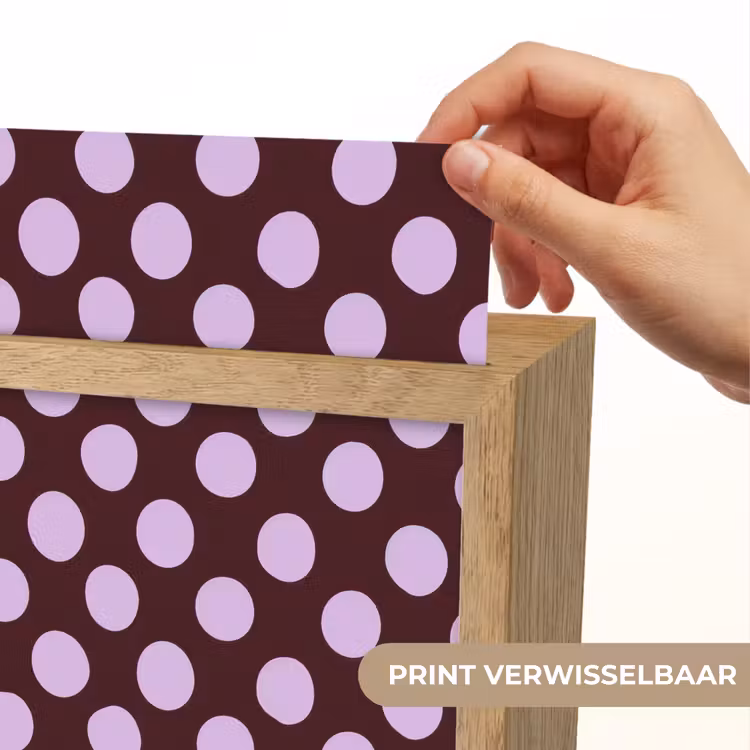Klassiek - Stippen - Paars Light Box met kabel (Kinderlampje) klein 904 -USP_websiteprintNL