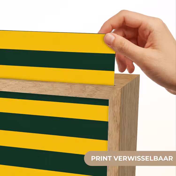 Klassiek - Strepen - Groen Light Box met kabel (Kinderlampje) klein 904 -USP_websiteprintNL