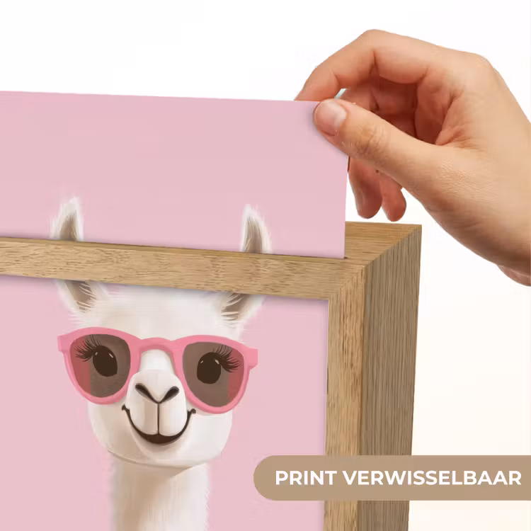 Lama - Zonnebril - Roze Light Box met kabel (Kinderlampje) klein -USP_websiteprintNL