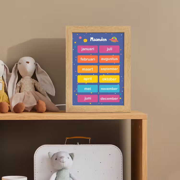 Maanden - Educatief - Leren voor kinderen - Ruimte Light Box met kabel klein -sfeer2_kind