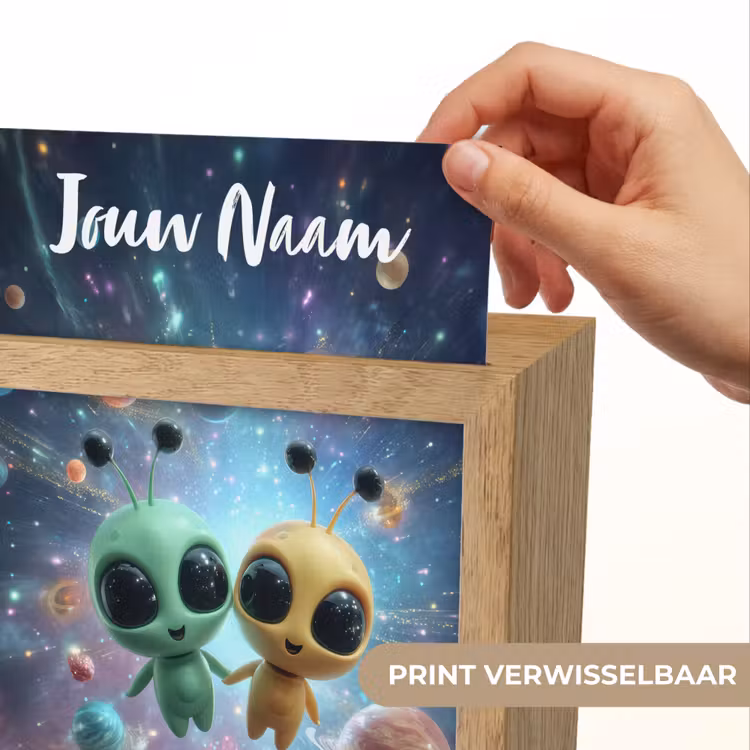 Aliens - Ruimte - Planeten Light Box met kabel (Kinderlampje) klein -USP_websiteprintNL