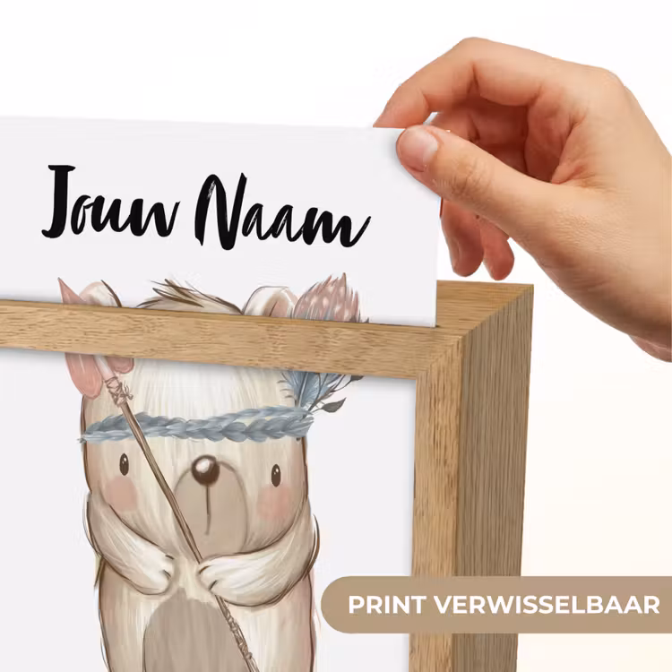 Beer - Dier - Bosdieren Light Box met kabel (Kinderlampje) klein -USP_websiteprintNL