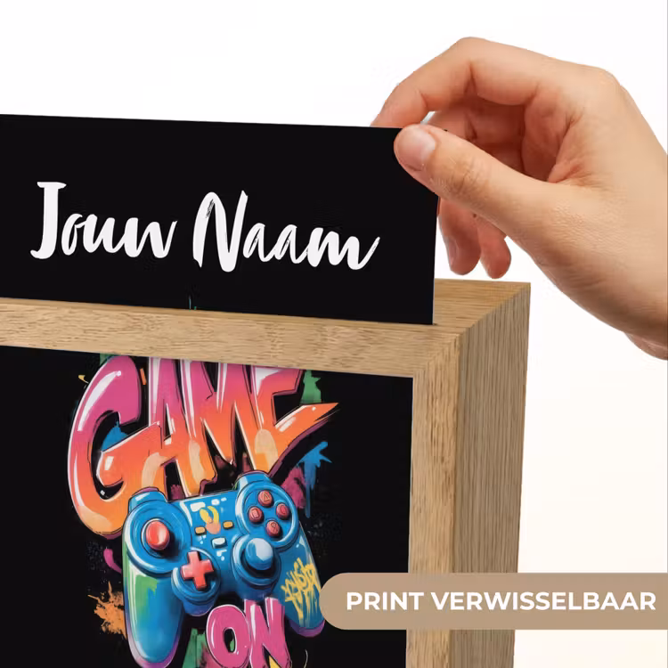 Controller - Game - Graffiti - Tekst Light Box met kabel (Kinderlampje) klein -USP_websiteprintNL
