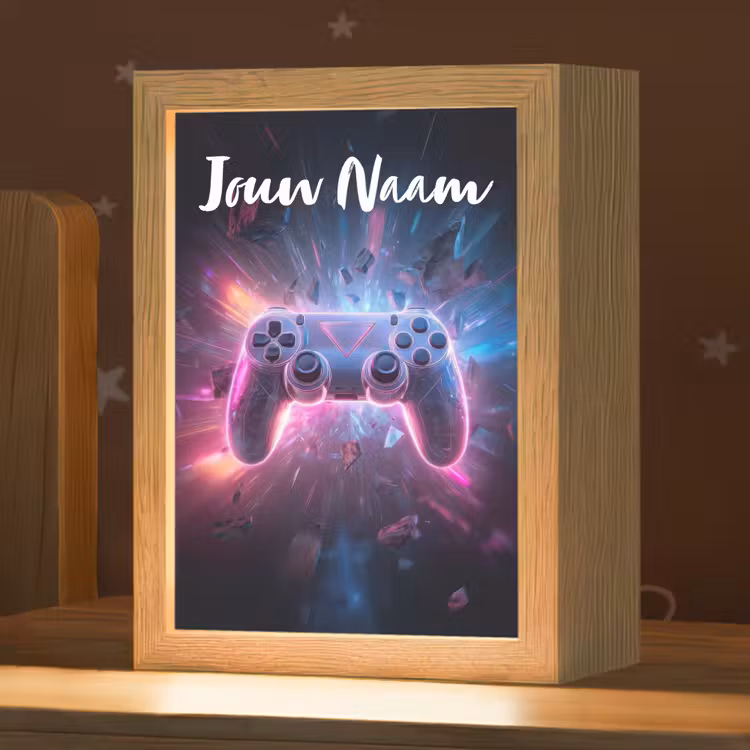 Controller - Neon - Game Light Box met kabel (Kinderlampje) klein -zzz_3d_website